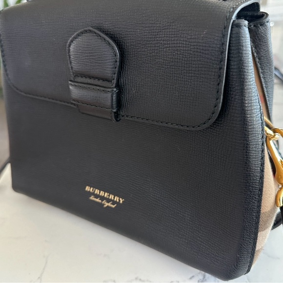 Burberry Derby leather/house/check satchel - Picture 4 of 15